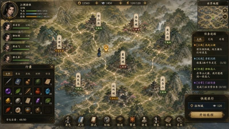 金庸群侠传5爱与死仙狐MOD六周年 地图探索 资料图 7