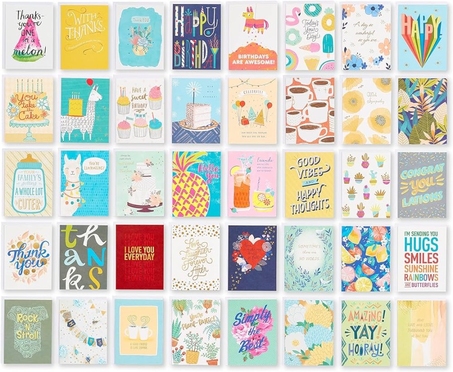 American Greetings Deluxe All Occasion Cards with Envelopes and