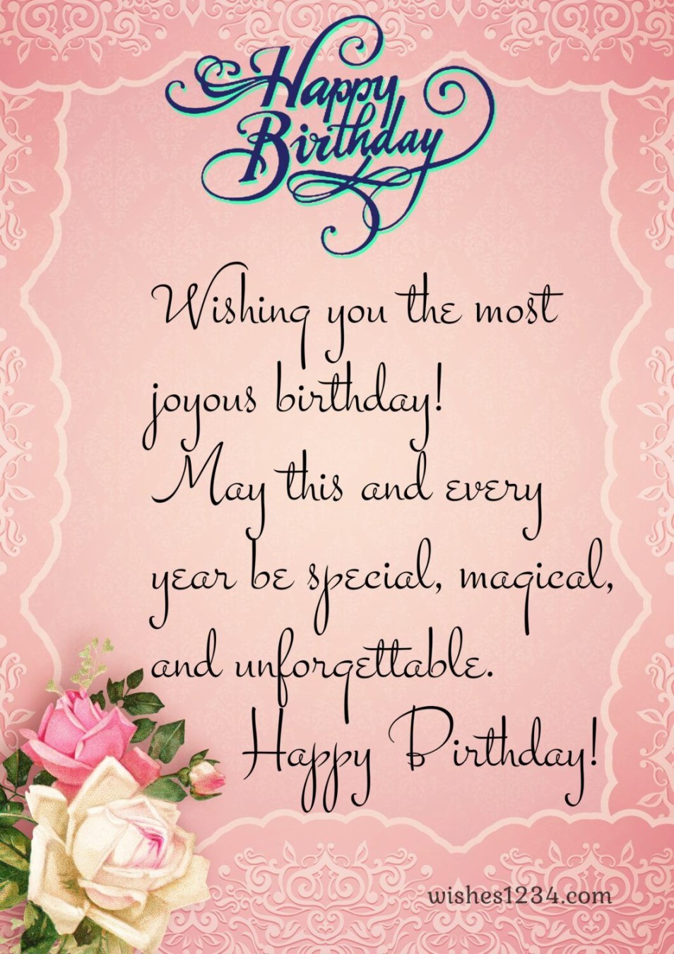 + Beautiful Birthday wishes with Images & Quotes