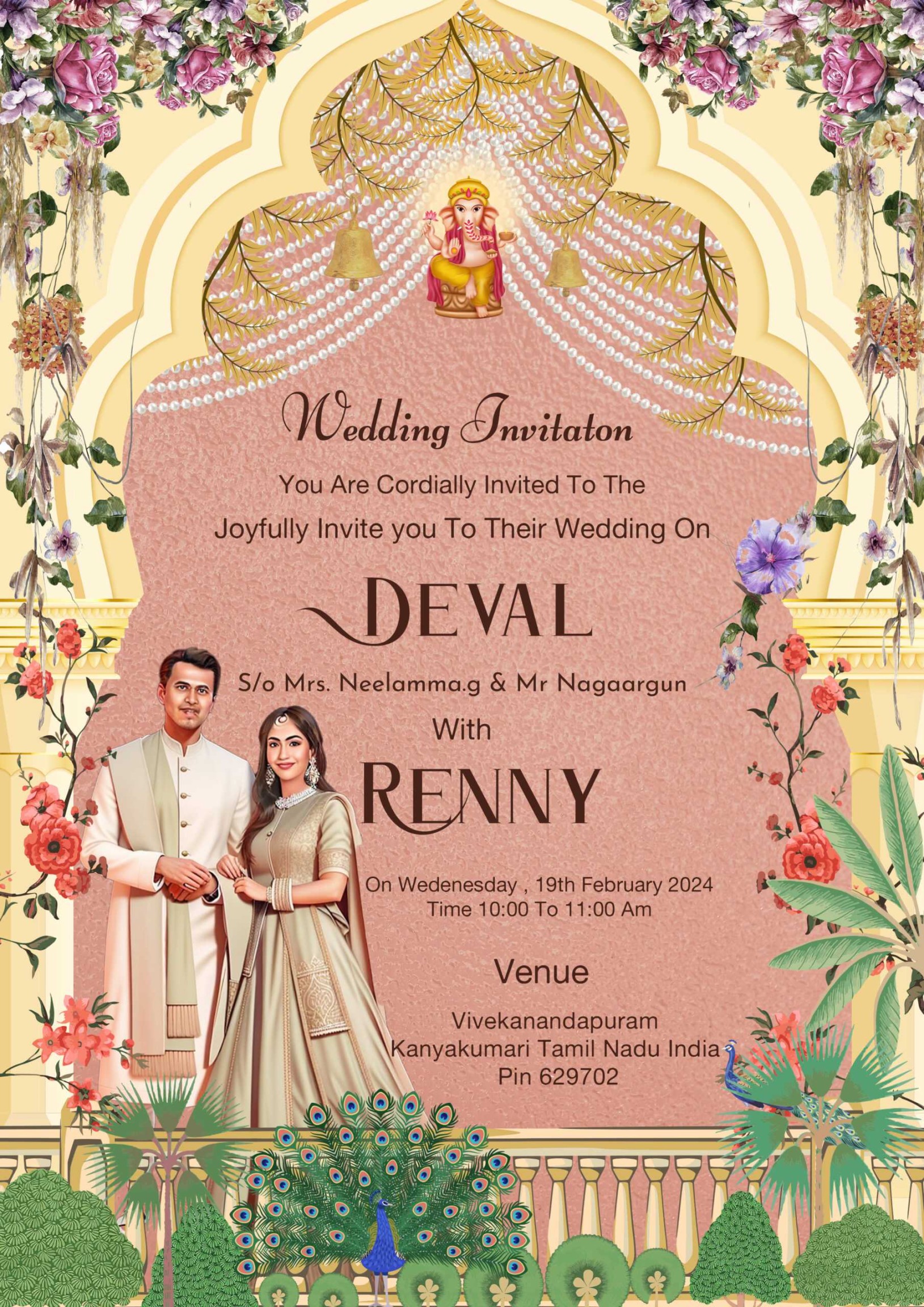 Best  Superb Invitation Cards for Wedding - Crafty Art Graphic