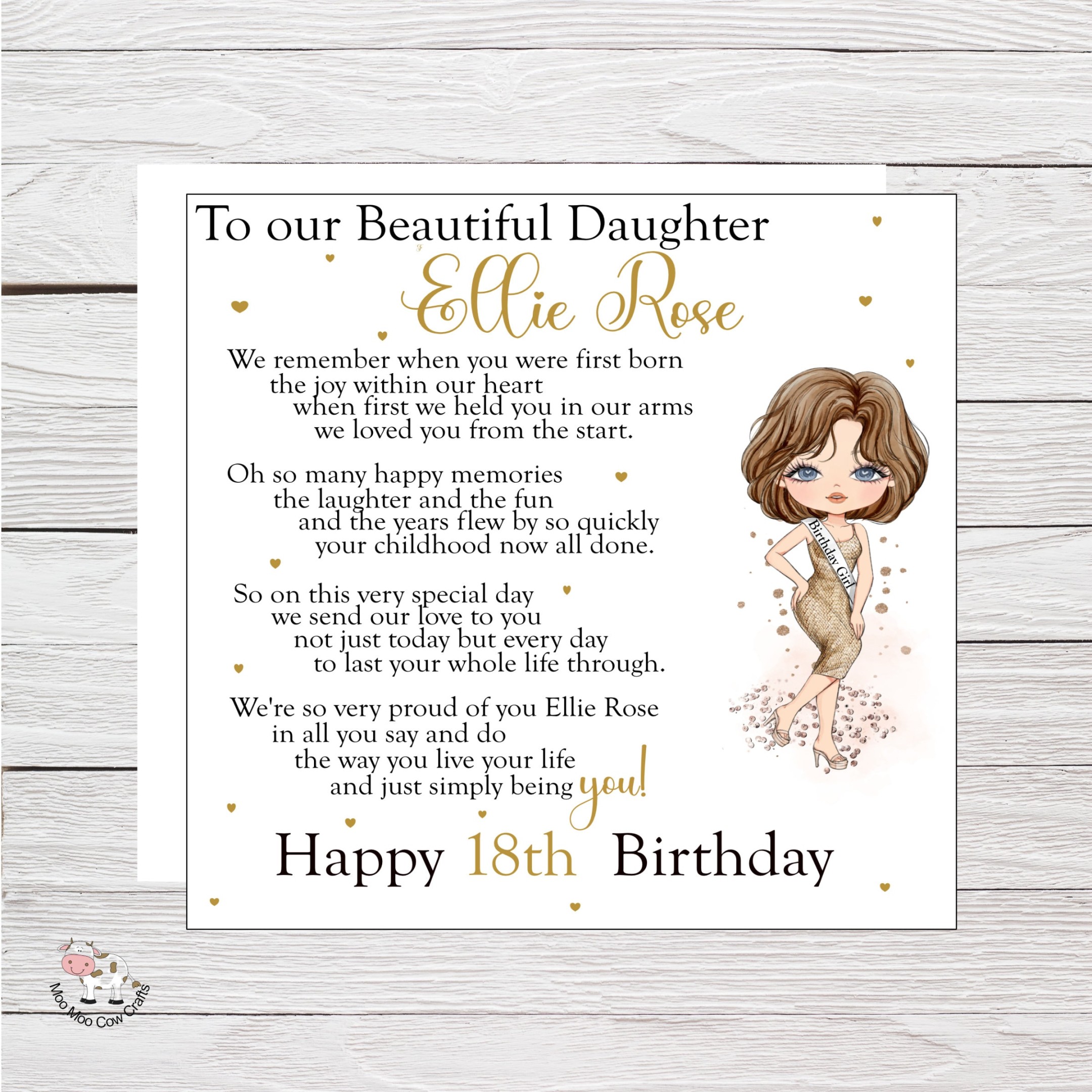 Birthday Card for Daughter for th, st, Birthday Card to