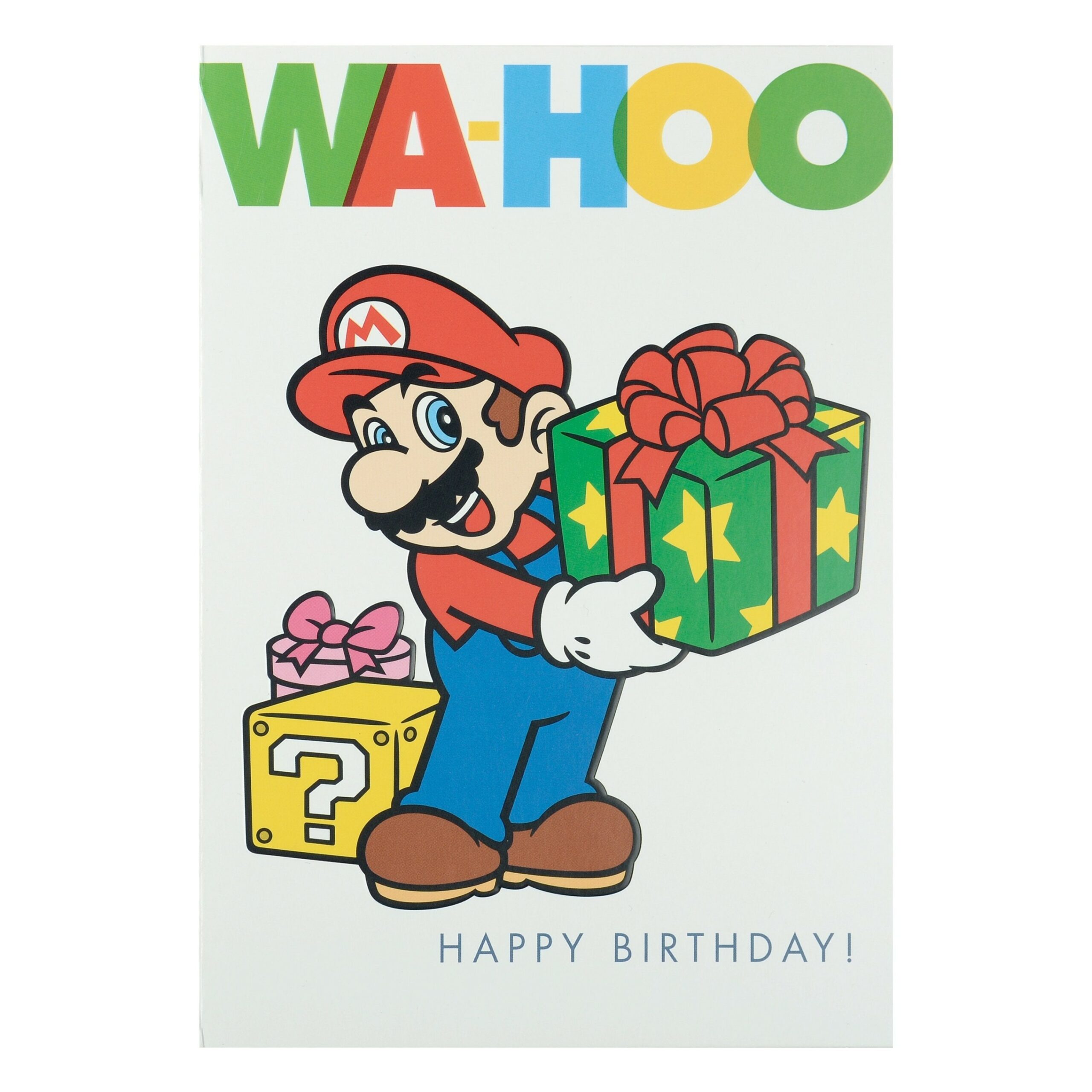 Birthday Card - Fun Super Mario™️ Birthday Present Design – Hallmark