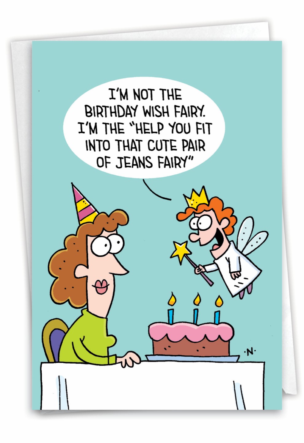 Birthday Wish Fairy: Funny Birthday Greeting Card