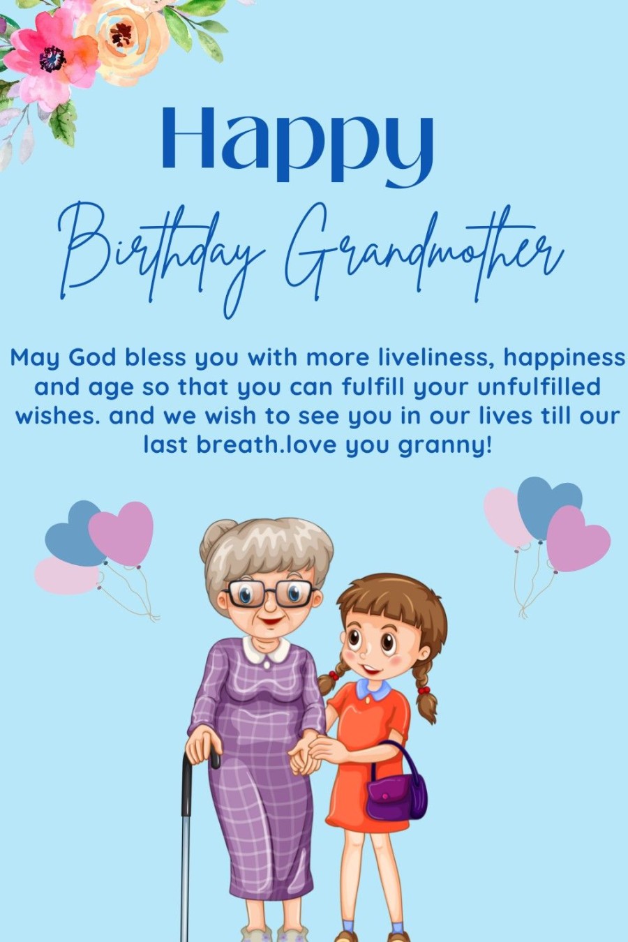 + Birthday Wishes for Grandmother