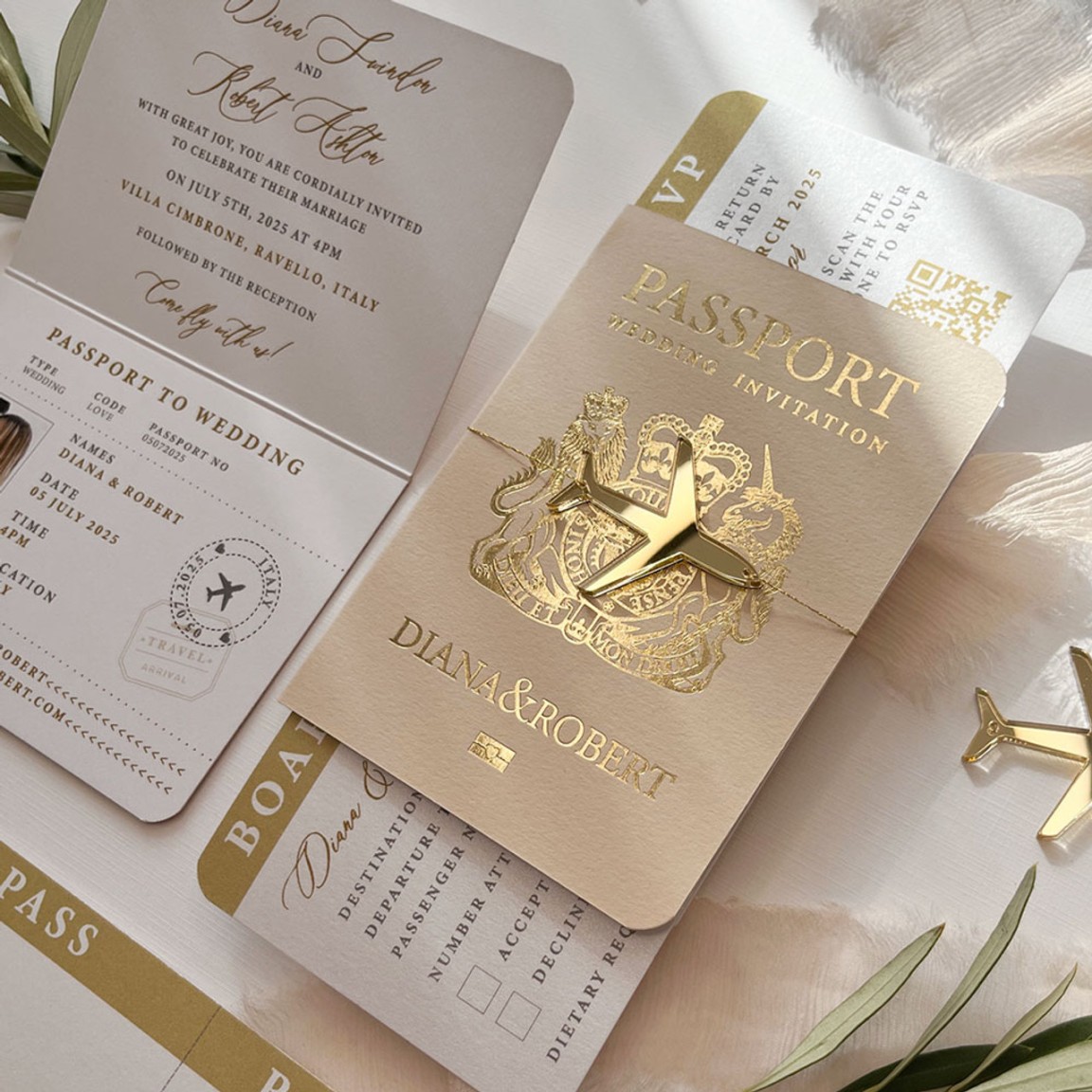 Blush & Gold Passport