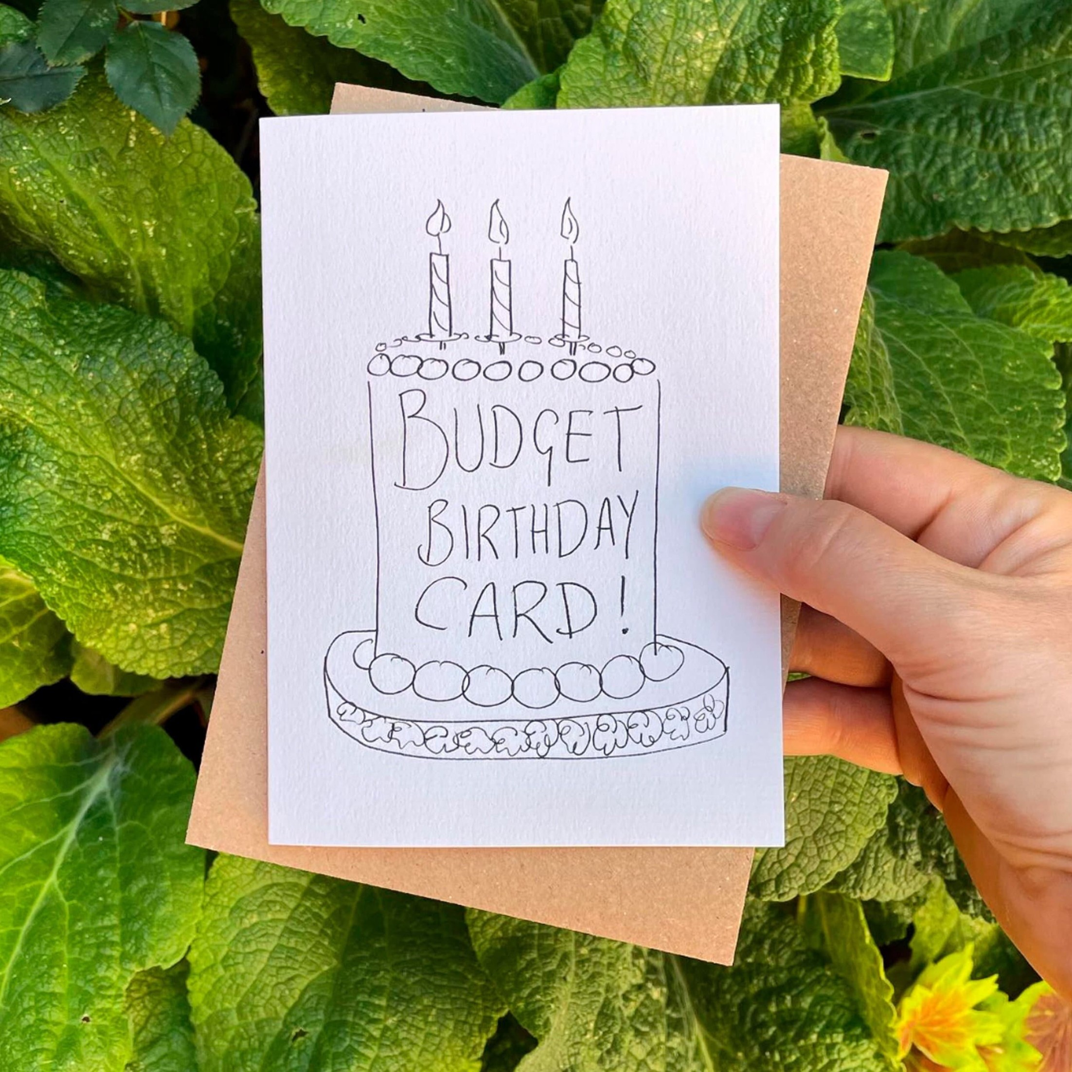 Budget Birthday Card Cost of Living Crisis, Funny Budget Card