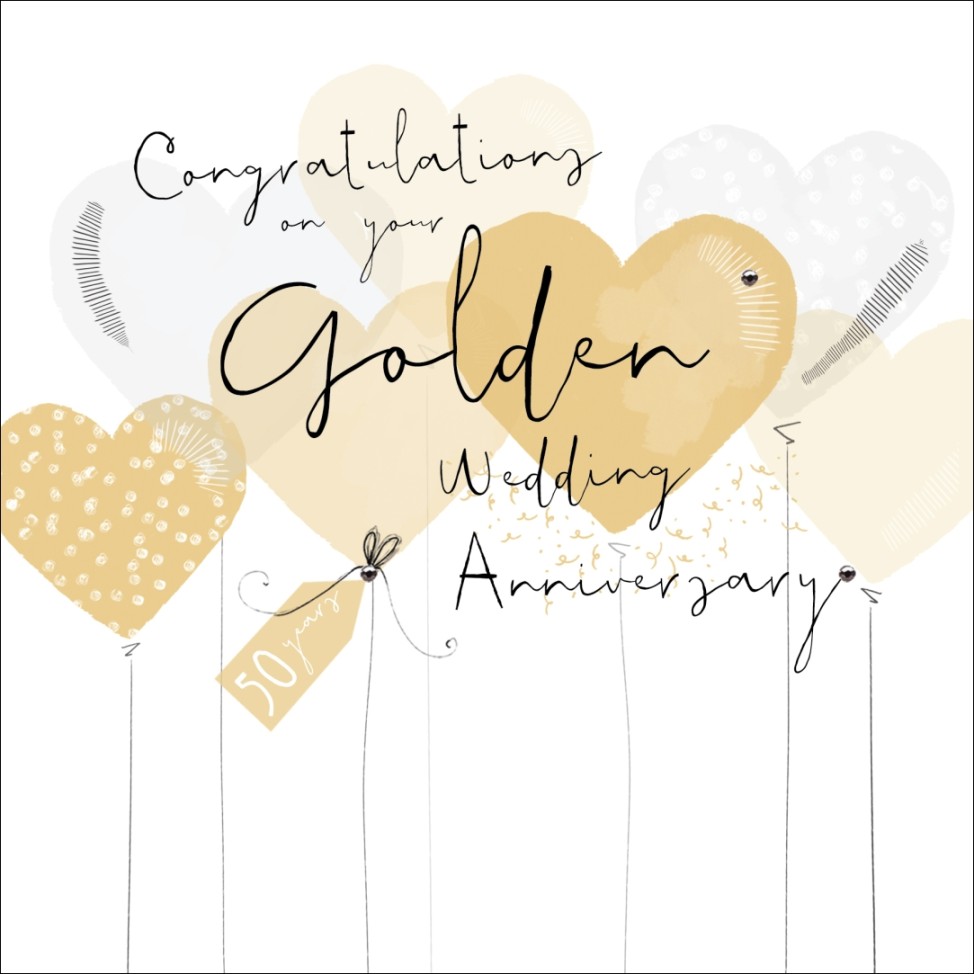 Congratulations on your Golden Wedding Anniversary