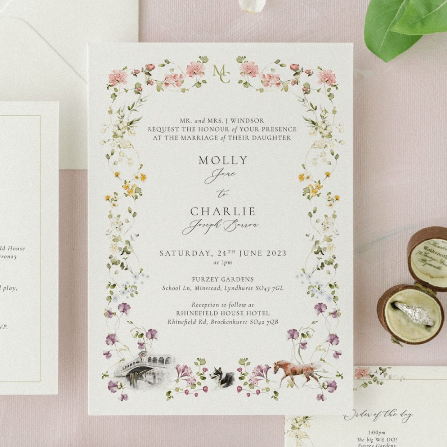 Custom Wedding Invitations - Created by Magic