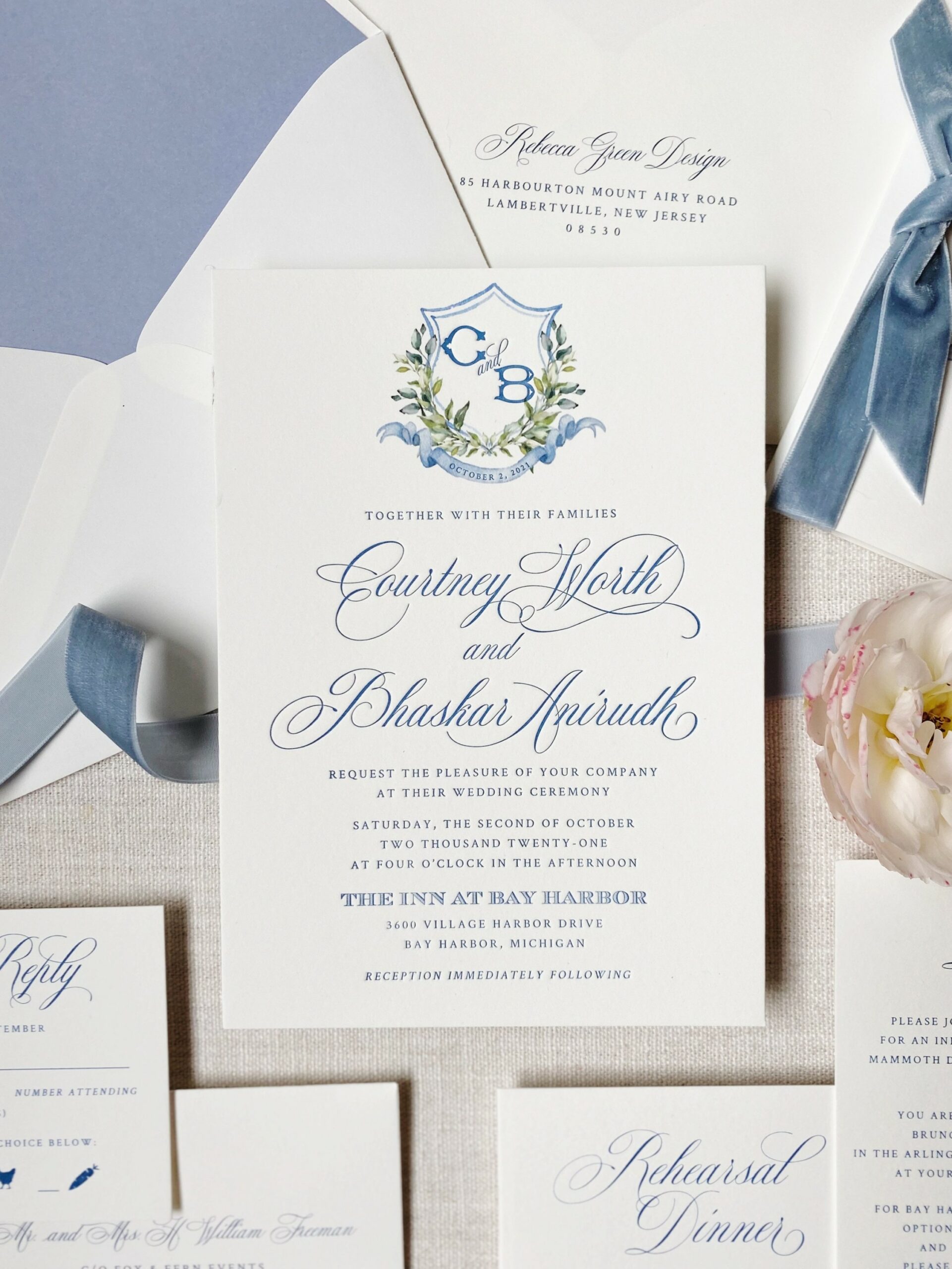 Custom Wedding Invitations — Rebecca Green Design