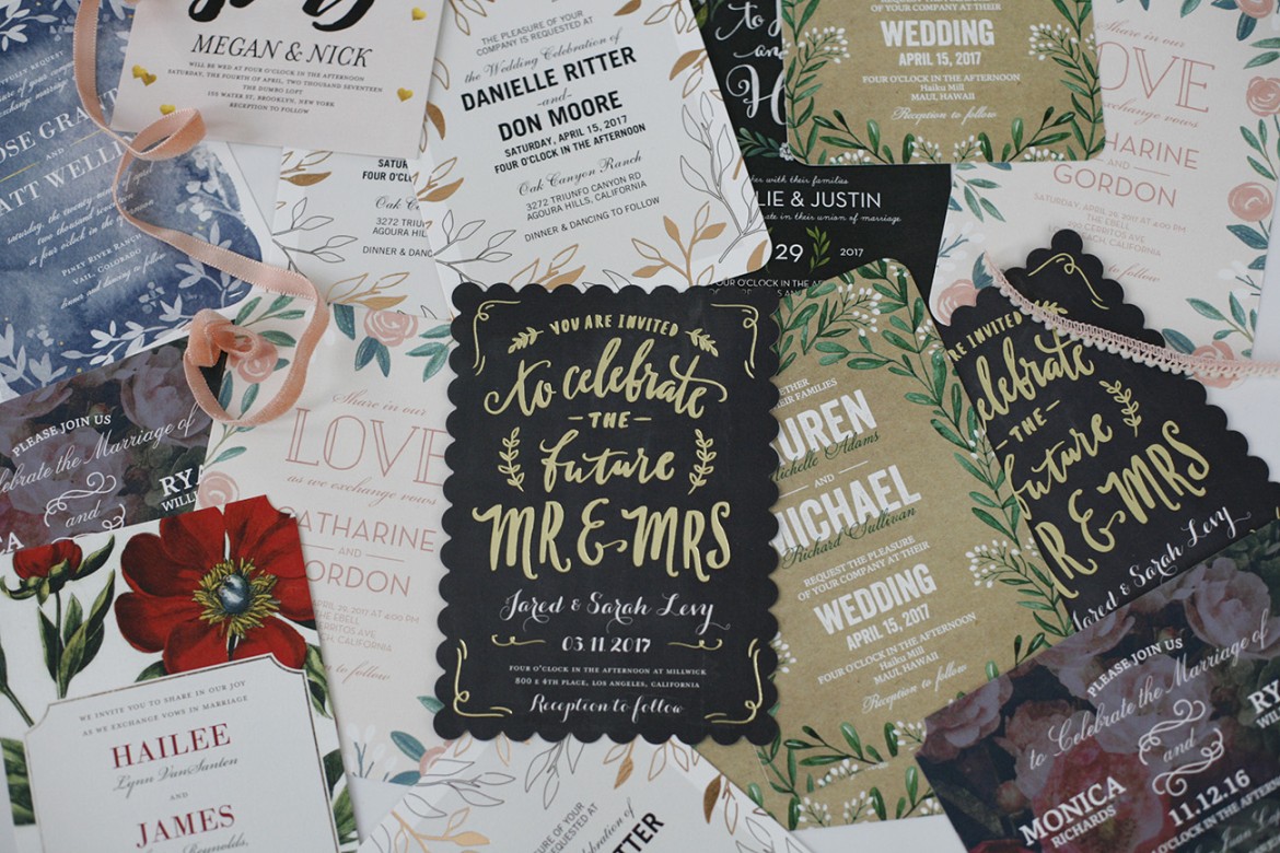 Customizable Wedding Invitations + Save the Dates from Shutterfly