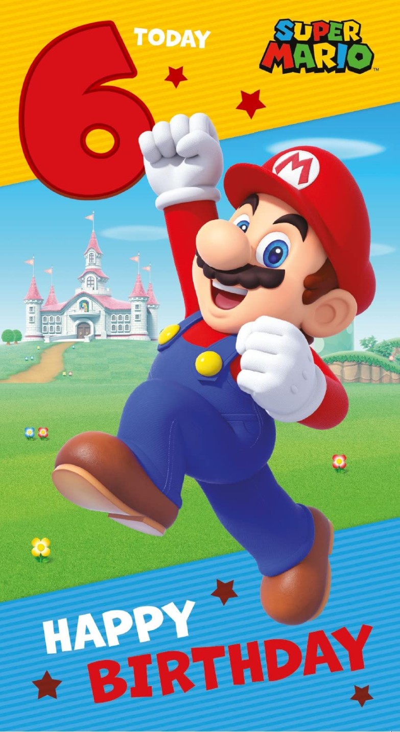 Mario Birthday Card: Level Up Your Birthday Greetings