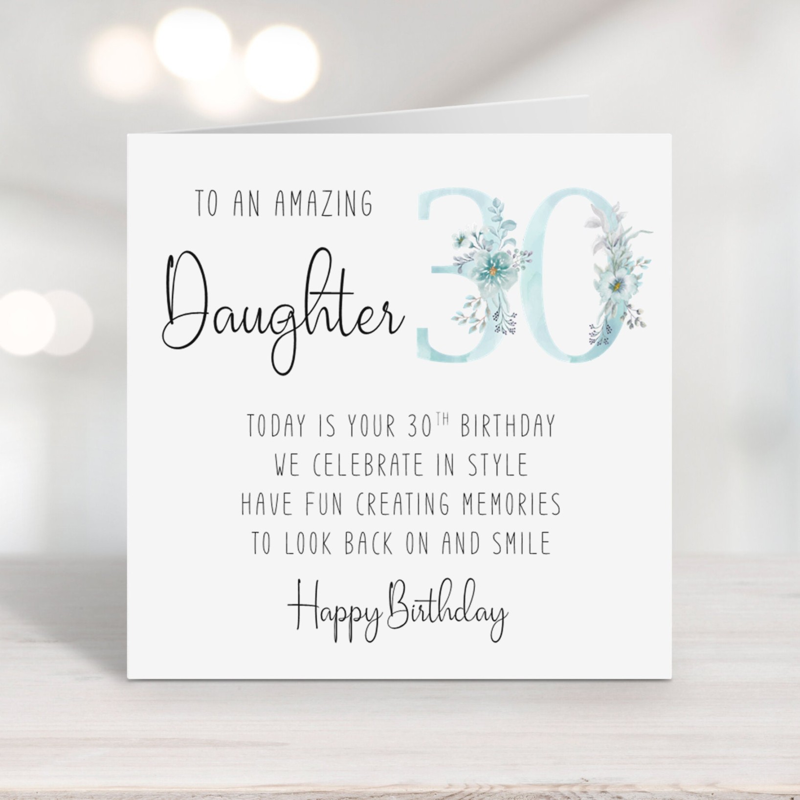 Daughter 30th Birthday Card: Perfect Messages & Sentiments