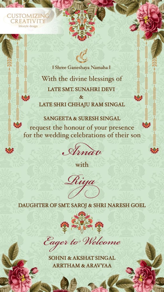 Digital Wedding Cards, Indian Wedding Invitation Cards Digital