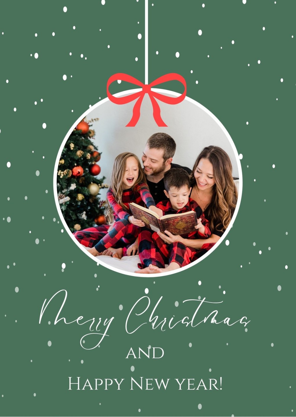 Edit and print free photo Christmas card templates  Canva