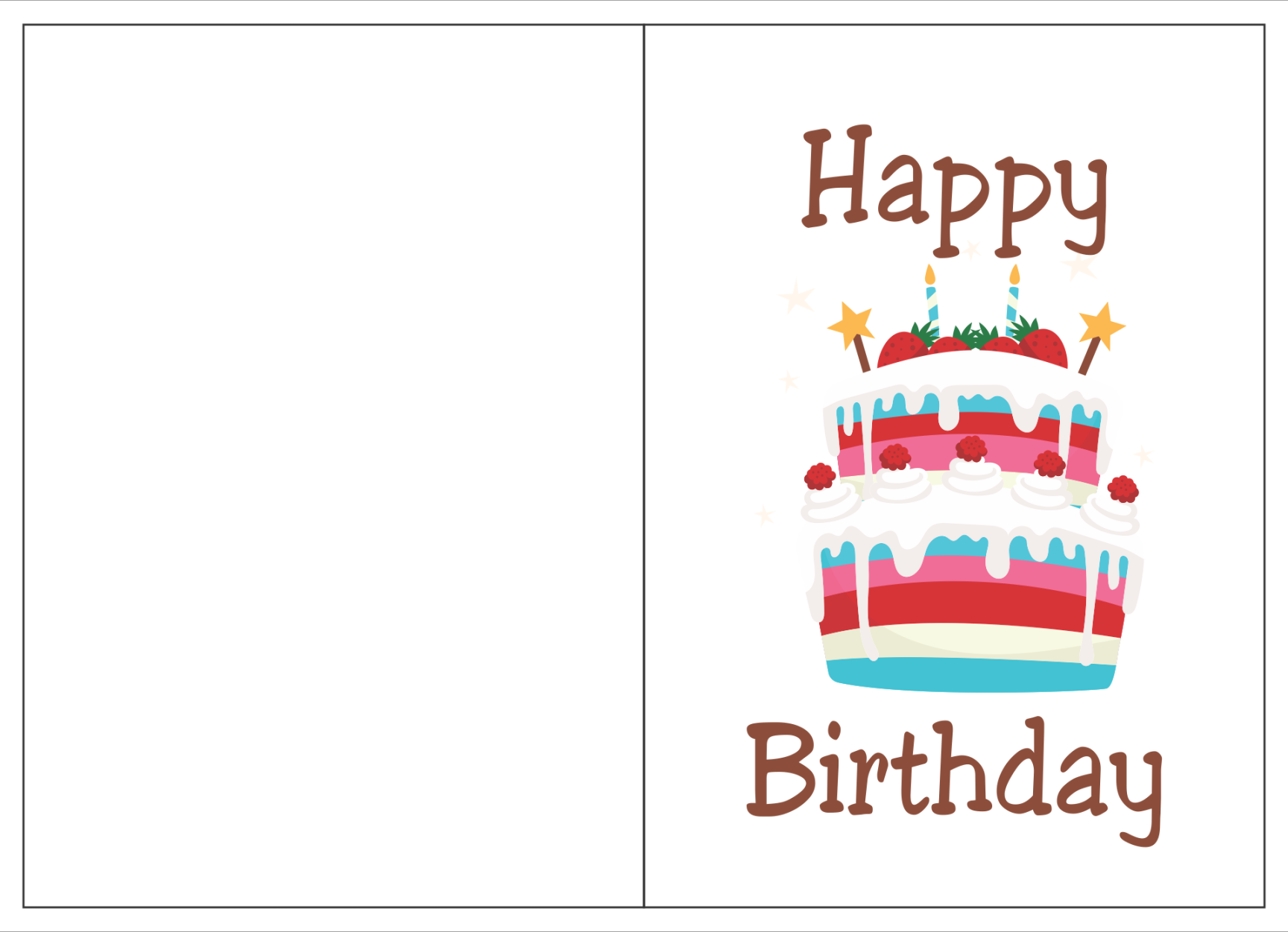 Folding Birthday Cards For Wife -  Free PDF Printables  Printablee