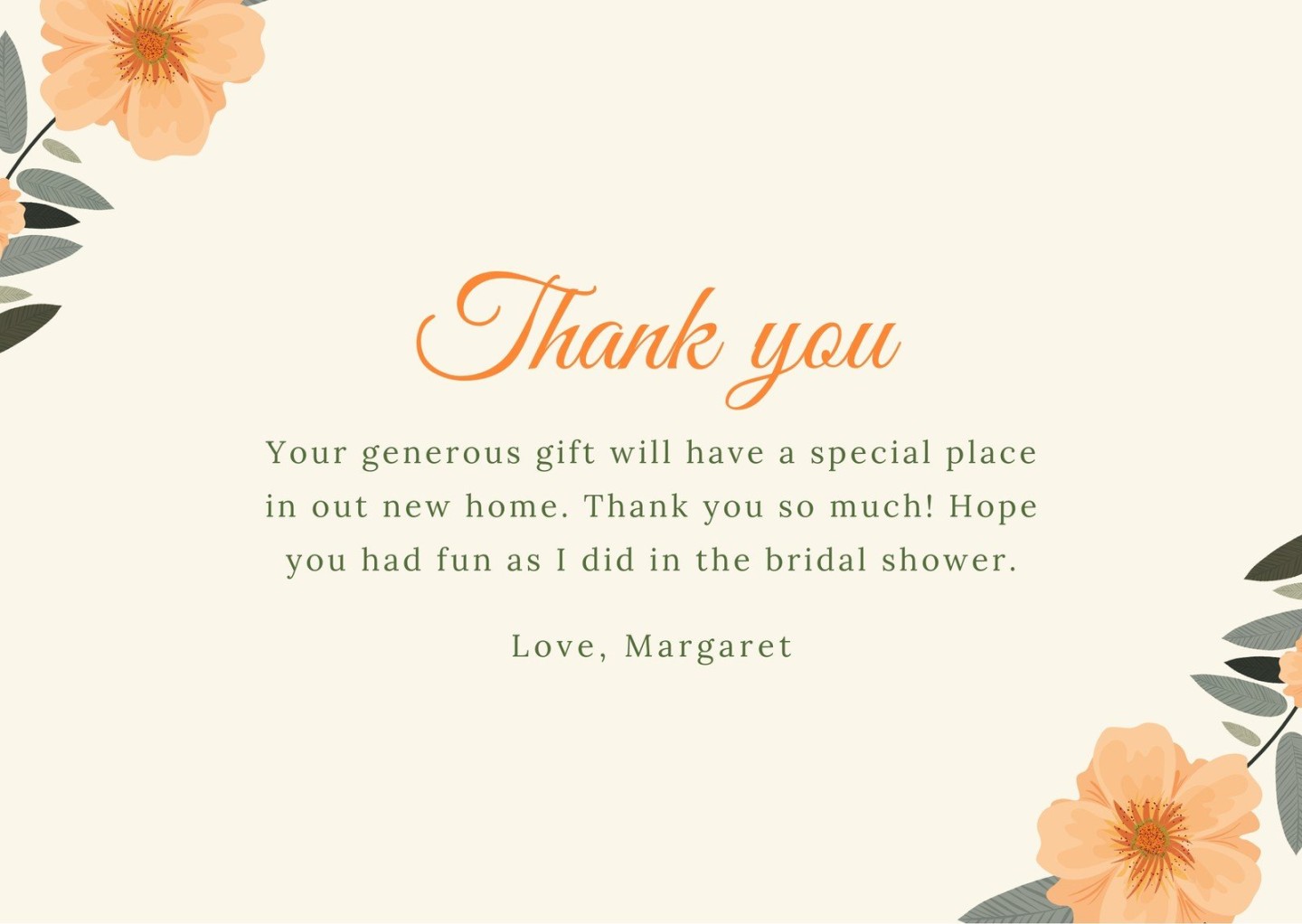 Wedding Shower Thank You Cards: Etiquette, Wording, & Design Ideas