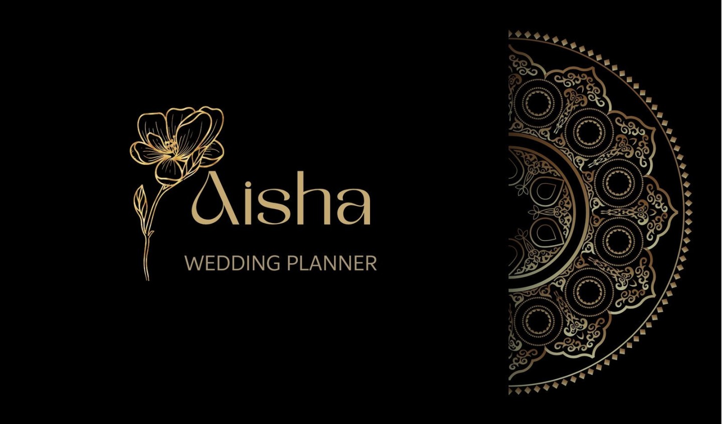 Wedding Planner Visiting Card Design Ideas