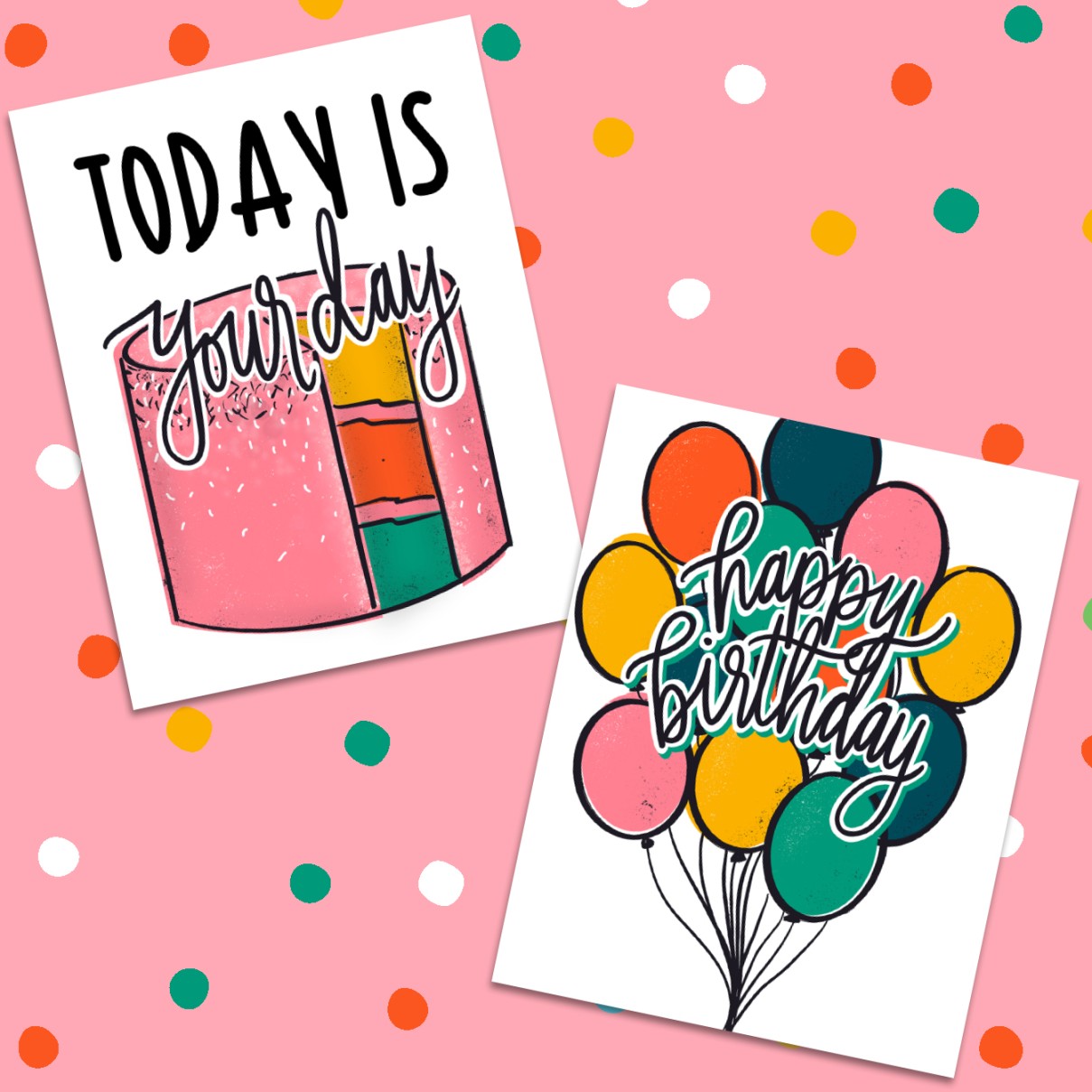 Free Printable Birthday Cards - Pineapple Paper Co.