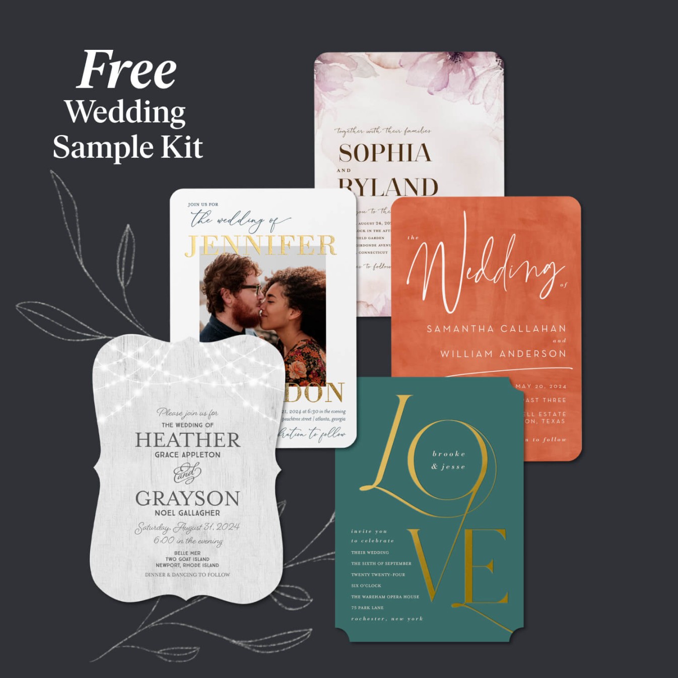 Free Wedding Invitation Samples  Shutterfly