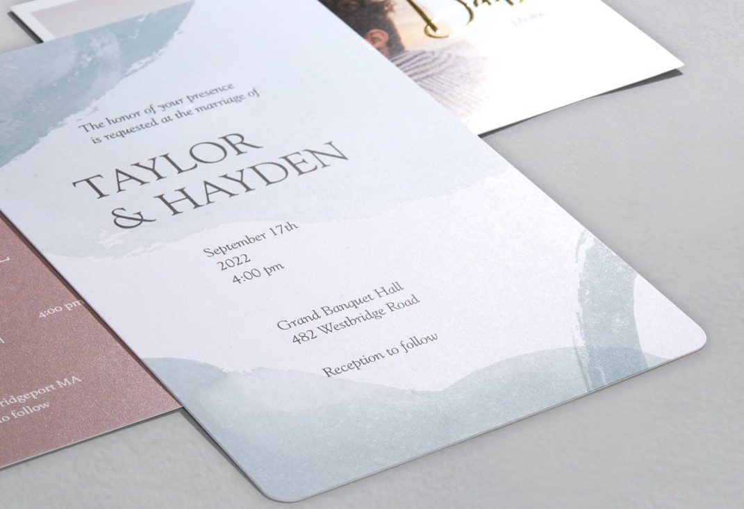 Free Wedding Invitation Samples  VistaPrint