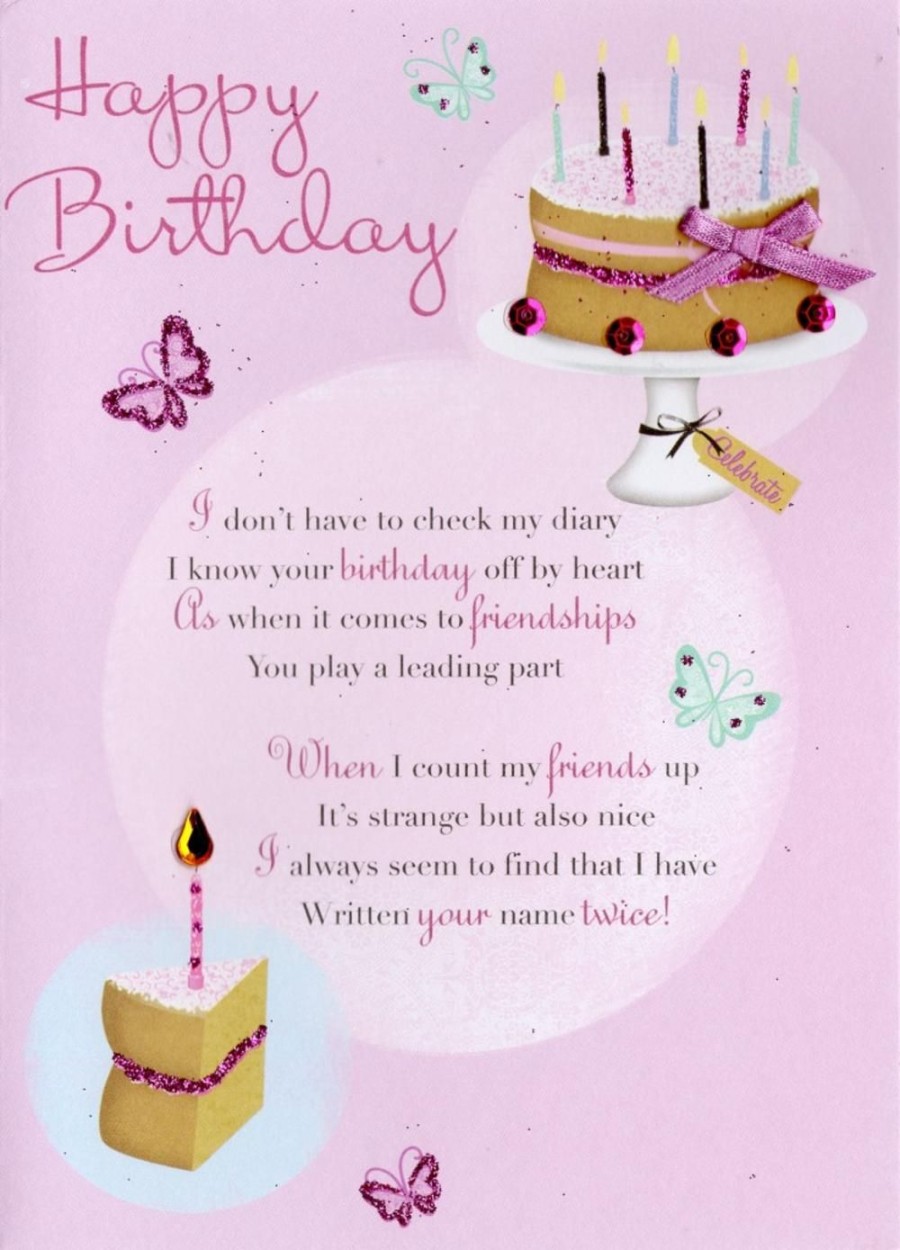 Friend happy birthday greeting card cards love kates - Happy