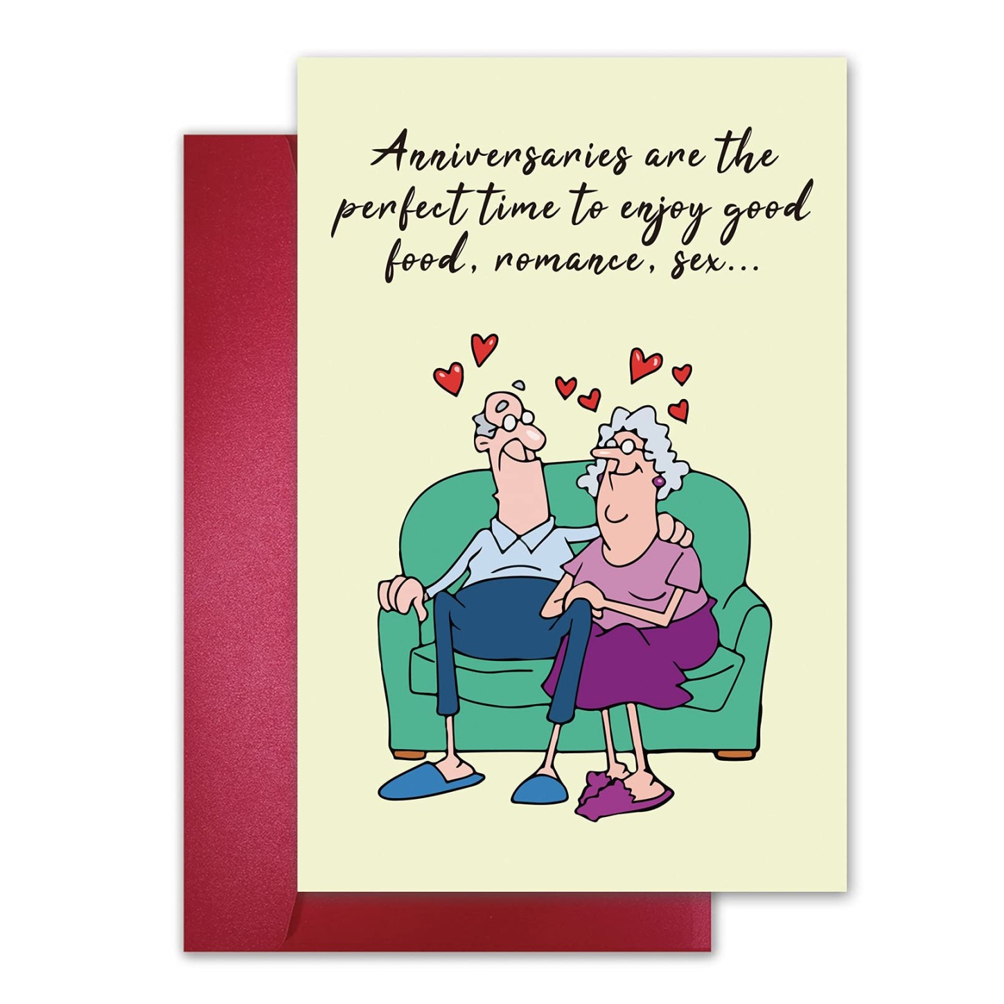 Funny Anniversary Card, Unique Anniversary Card for Couples, Happy Anniversary Card