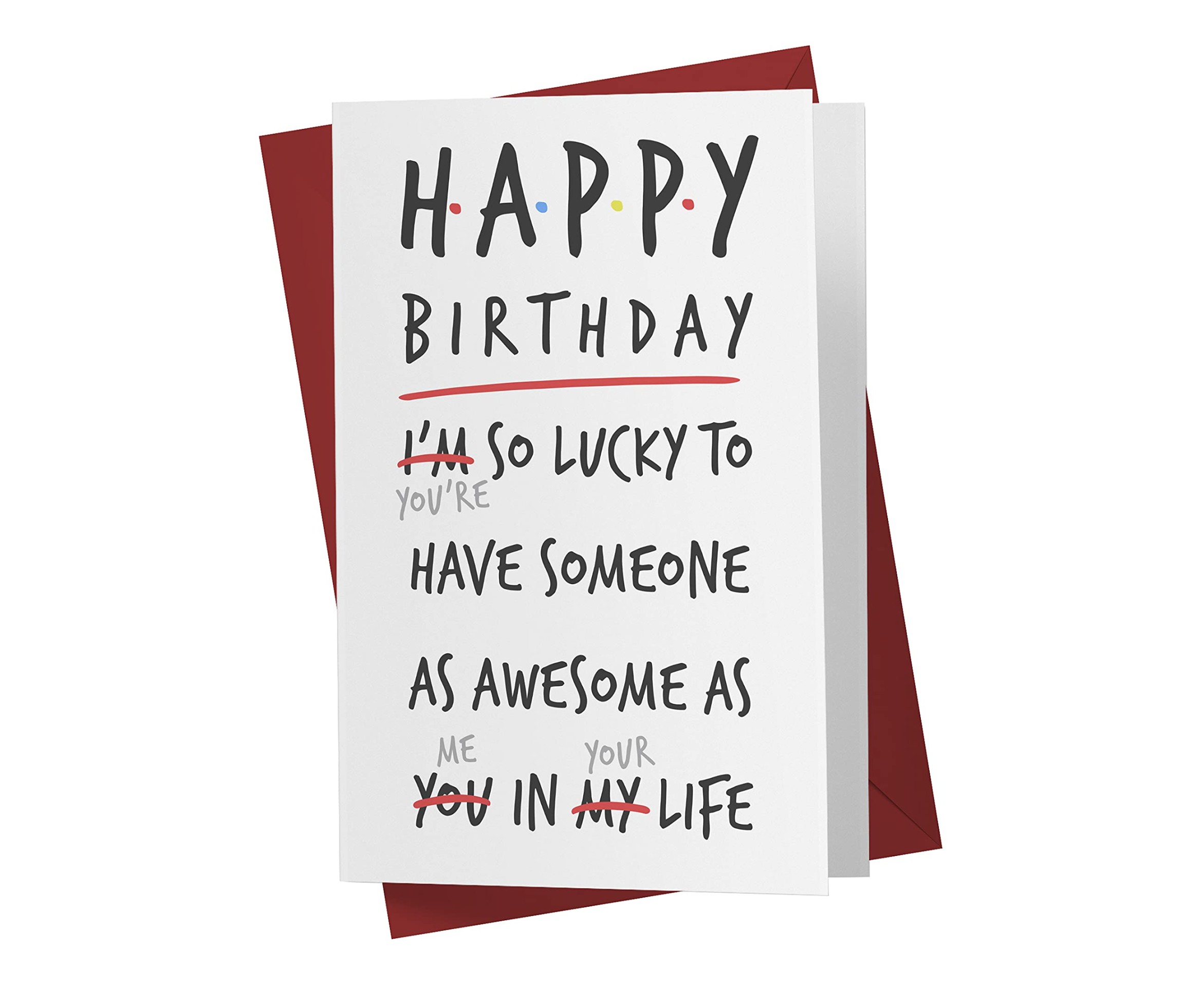 Funny Birthday Card For Him, Her – Anniversary Card For Coworkers