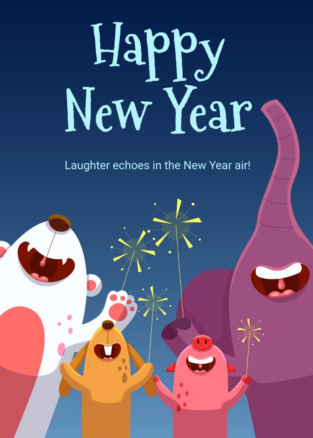 Funny New Year Wishes Template - Edit Online & Download Example