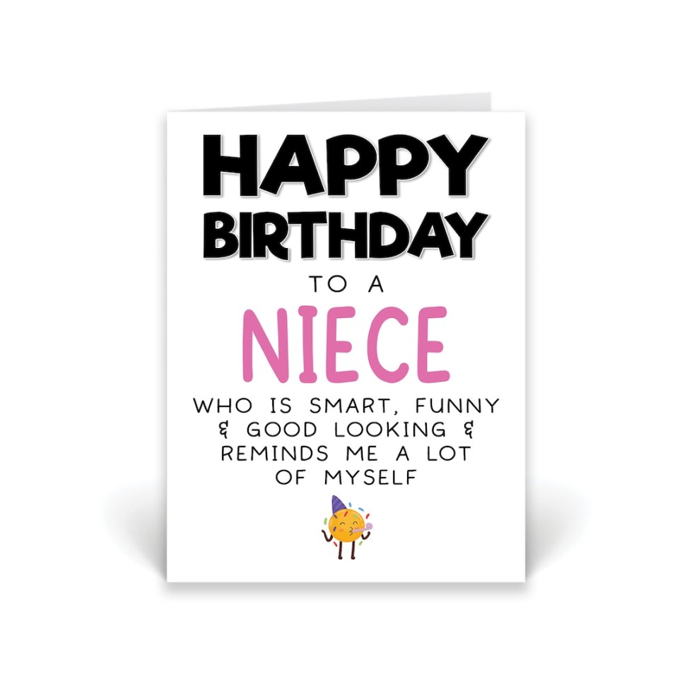 Funny Niece Birthday Card Niece Birthday Card Comedy Joke Card Adult Humour  Card From Auntie Uncle Family Child Comical Banter Humour - Etsy