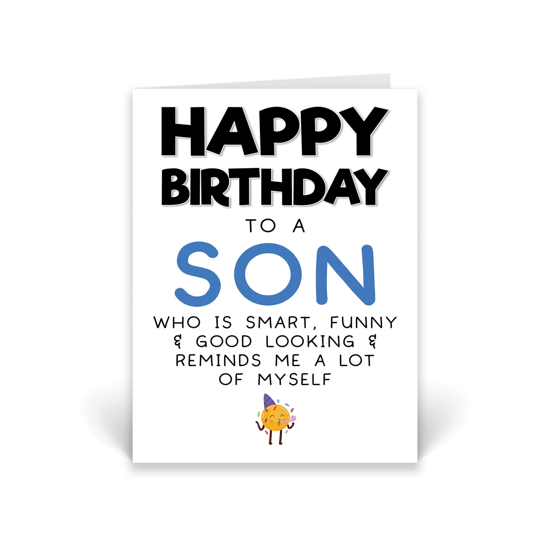 Funny Son Birthday Card Son Birthday Cards Comedy Joke Cards Adult