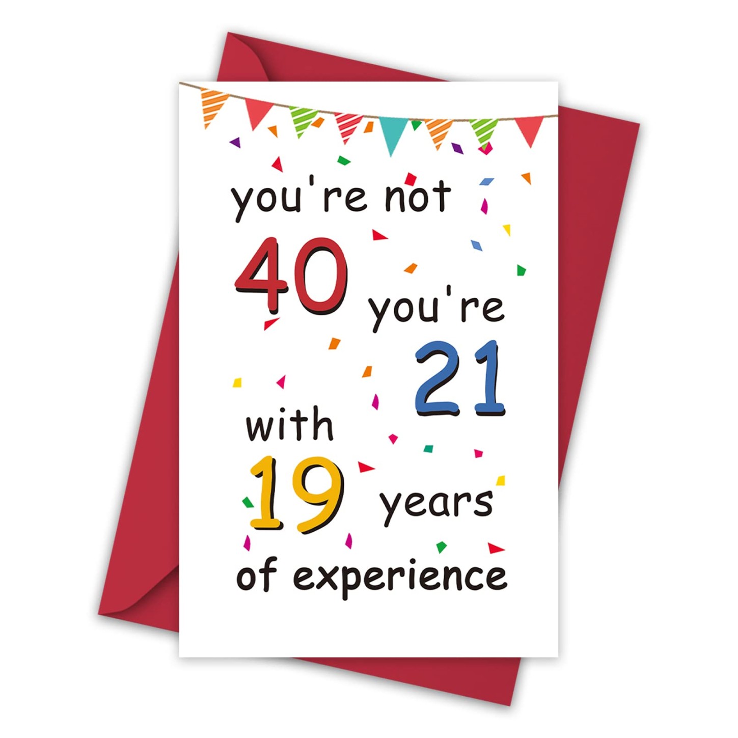 Funny th Birthday Card - Funny th Birthday Card - Cute Card for Mum  Boyfriend Sister Aunt