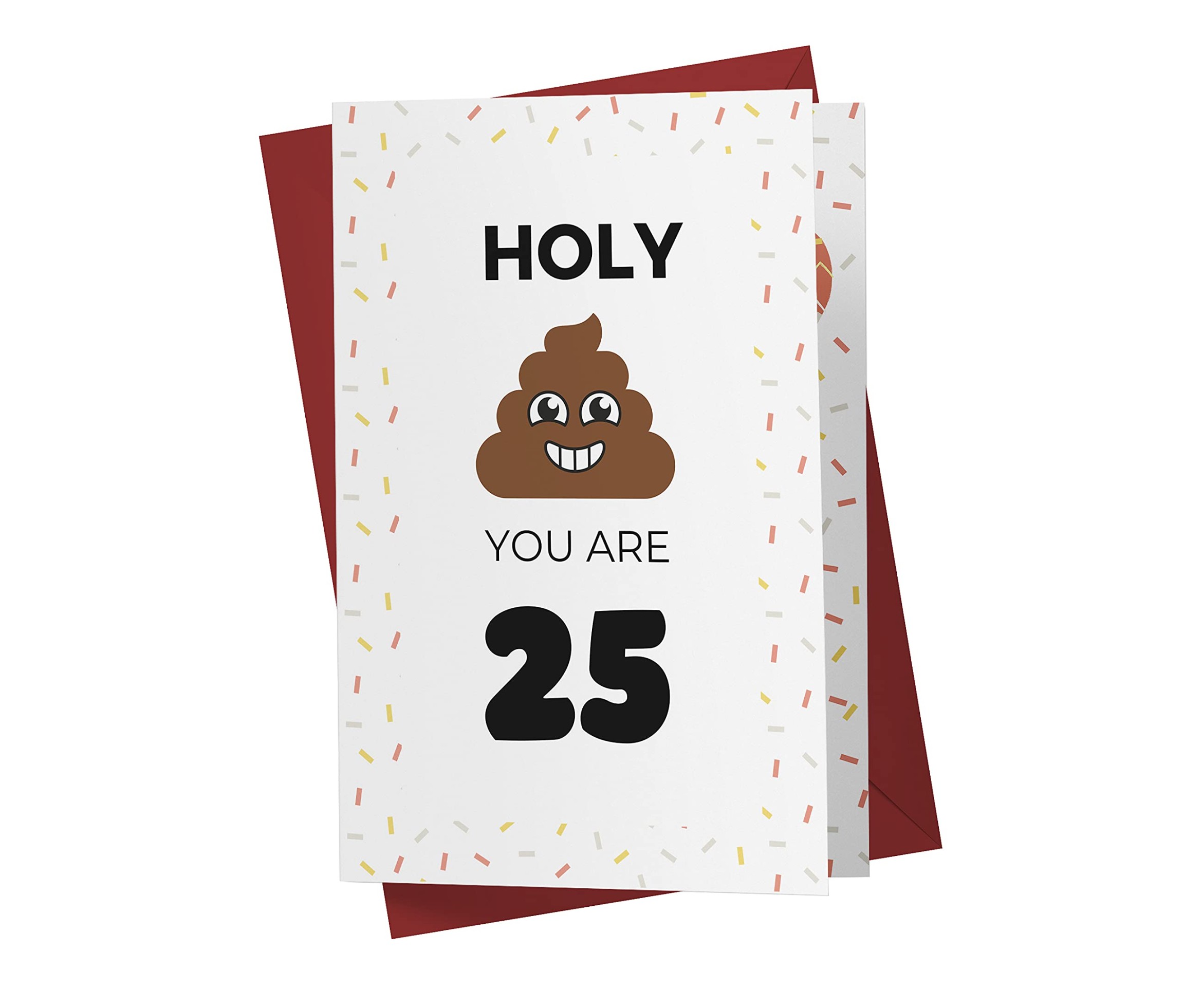 Funny th Birthday Card - Funny th Birthday Card - Funny th Birthday  Card - With Red Envelope