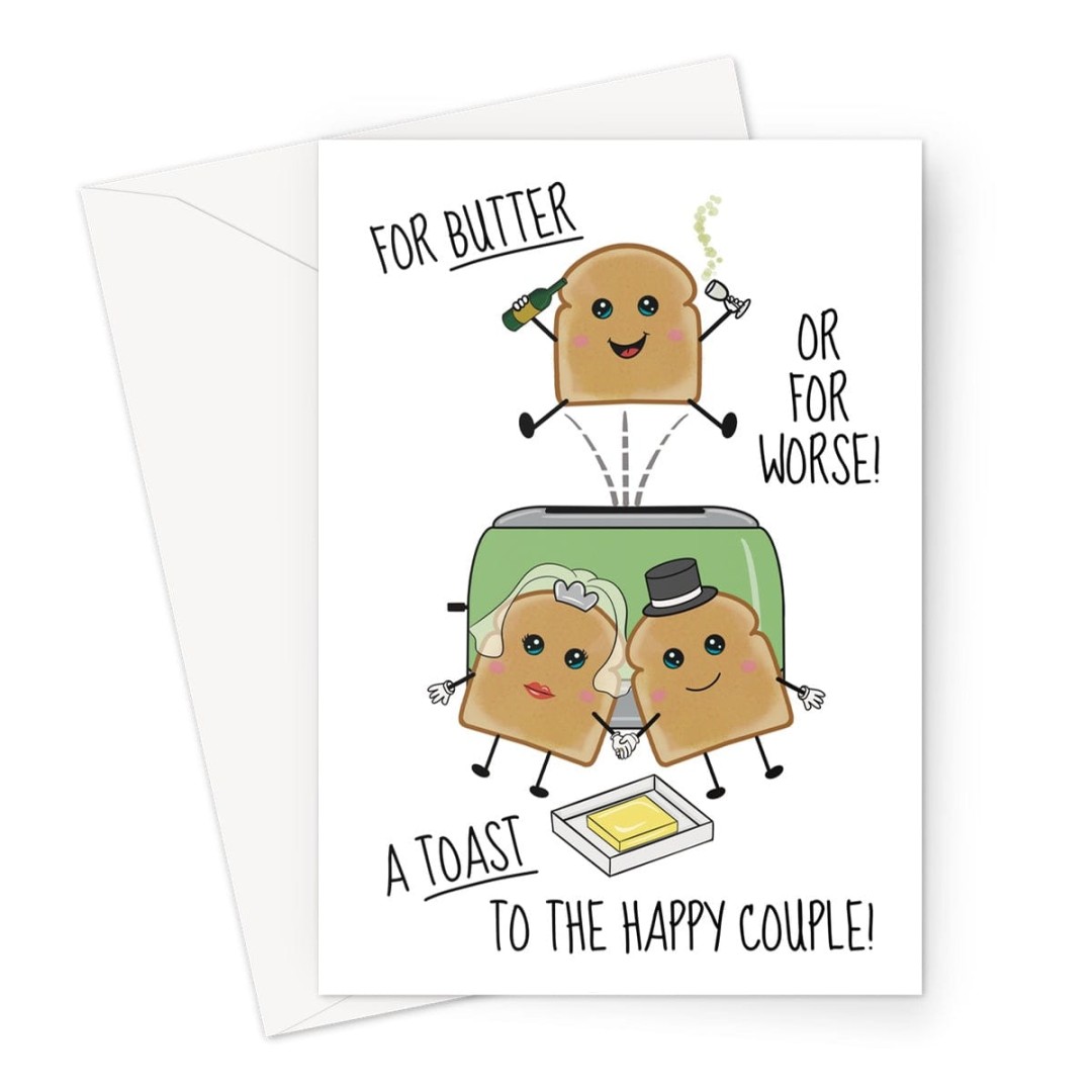 Funny Wedding Toast Congratulations Card – Cupsie