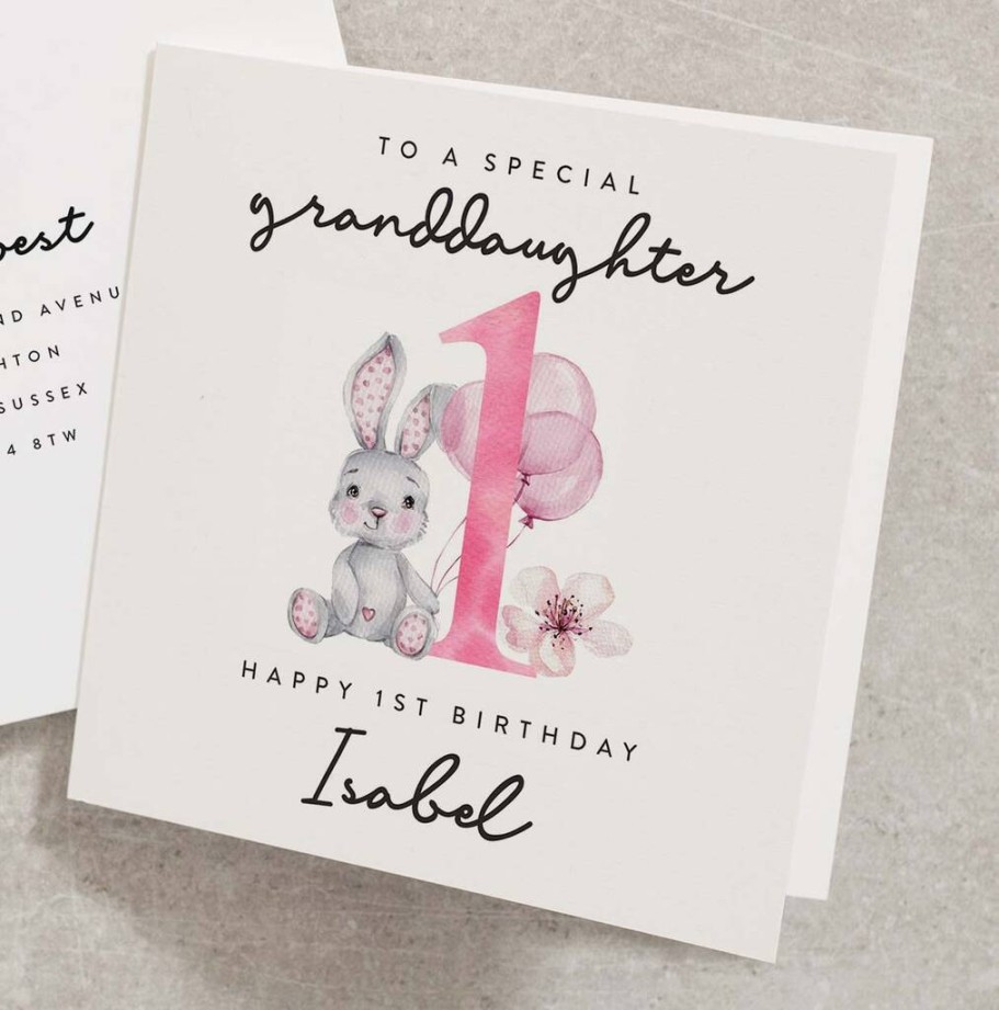 Granddaughter st Birthday Card By Twist Stationery