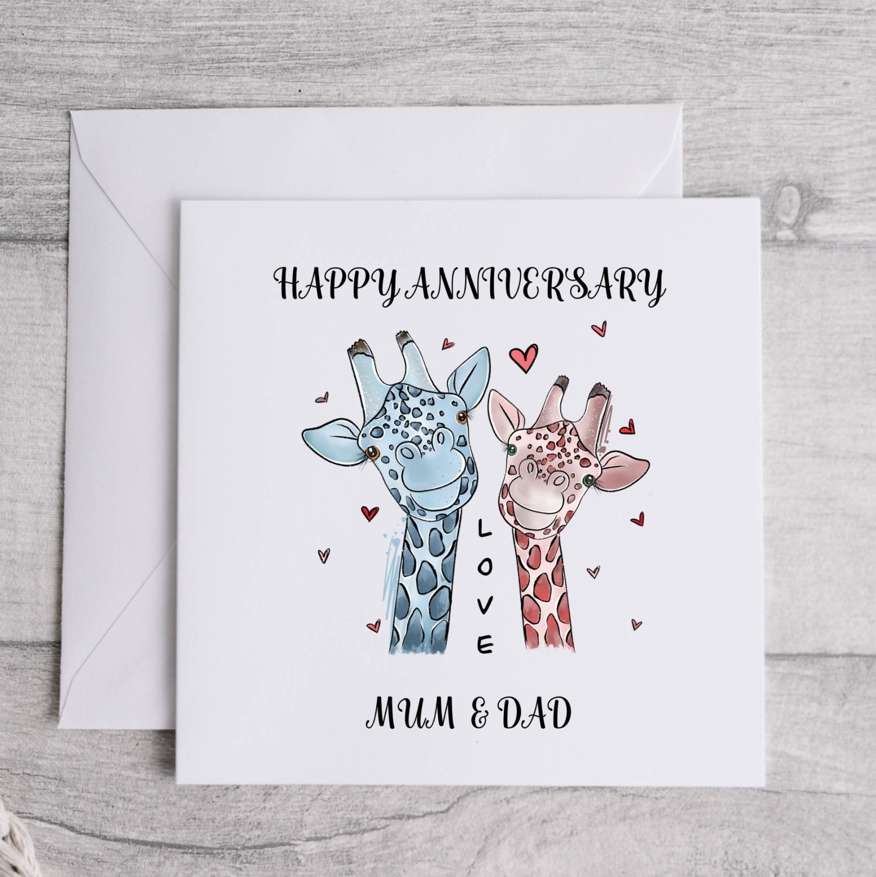 Happy Anniversary Mum and Dad Card