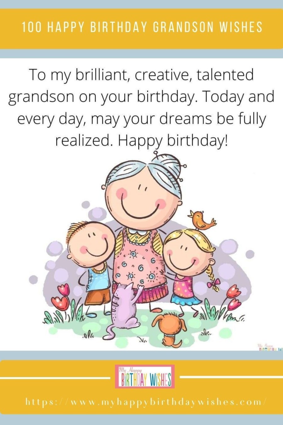 Happy Birthday Grandson Wishes