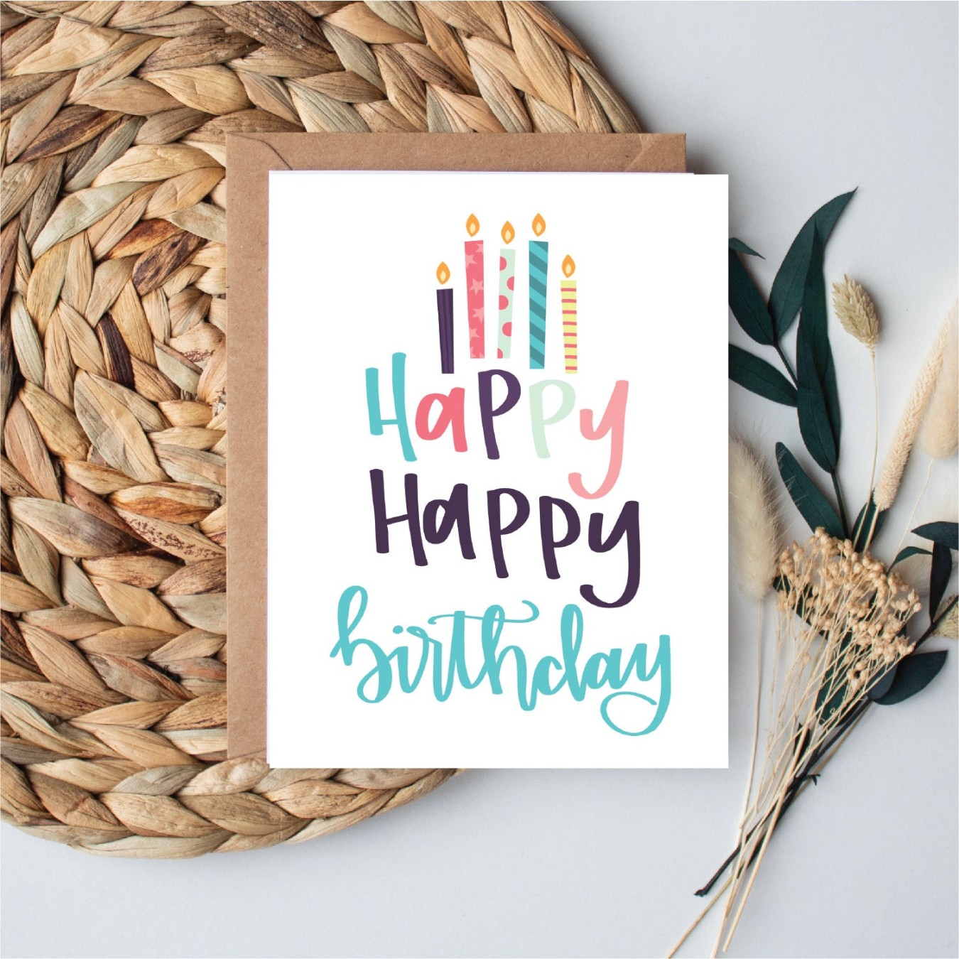 Happy Birthday Greeting Card