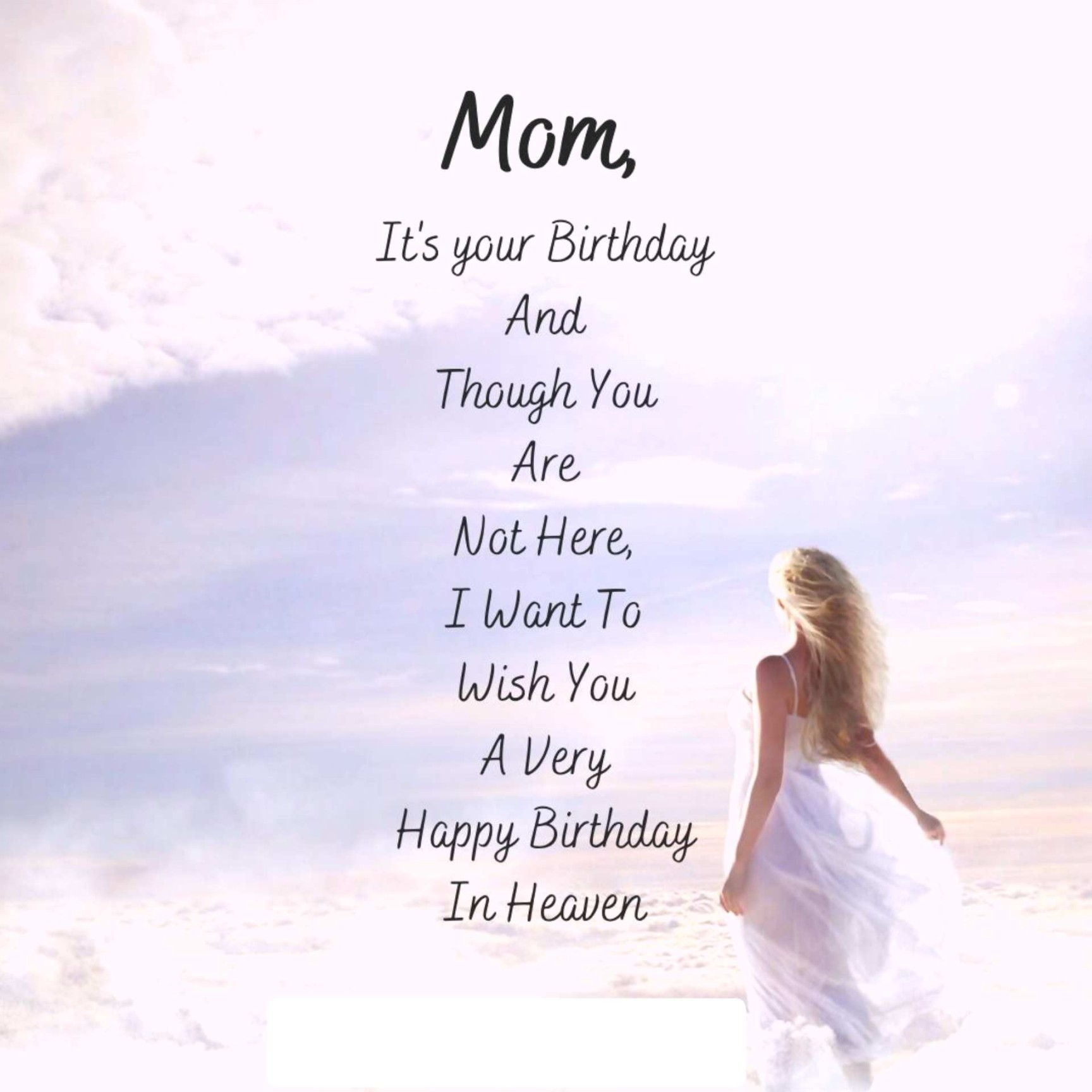 Happy Birthday in Heaven Mom ideas ! Heavenly Birthday Wishes