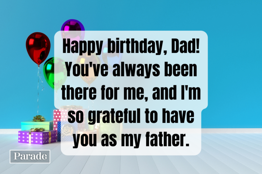 Happy Birthday Wishes for Dad - Parade