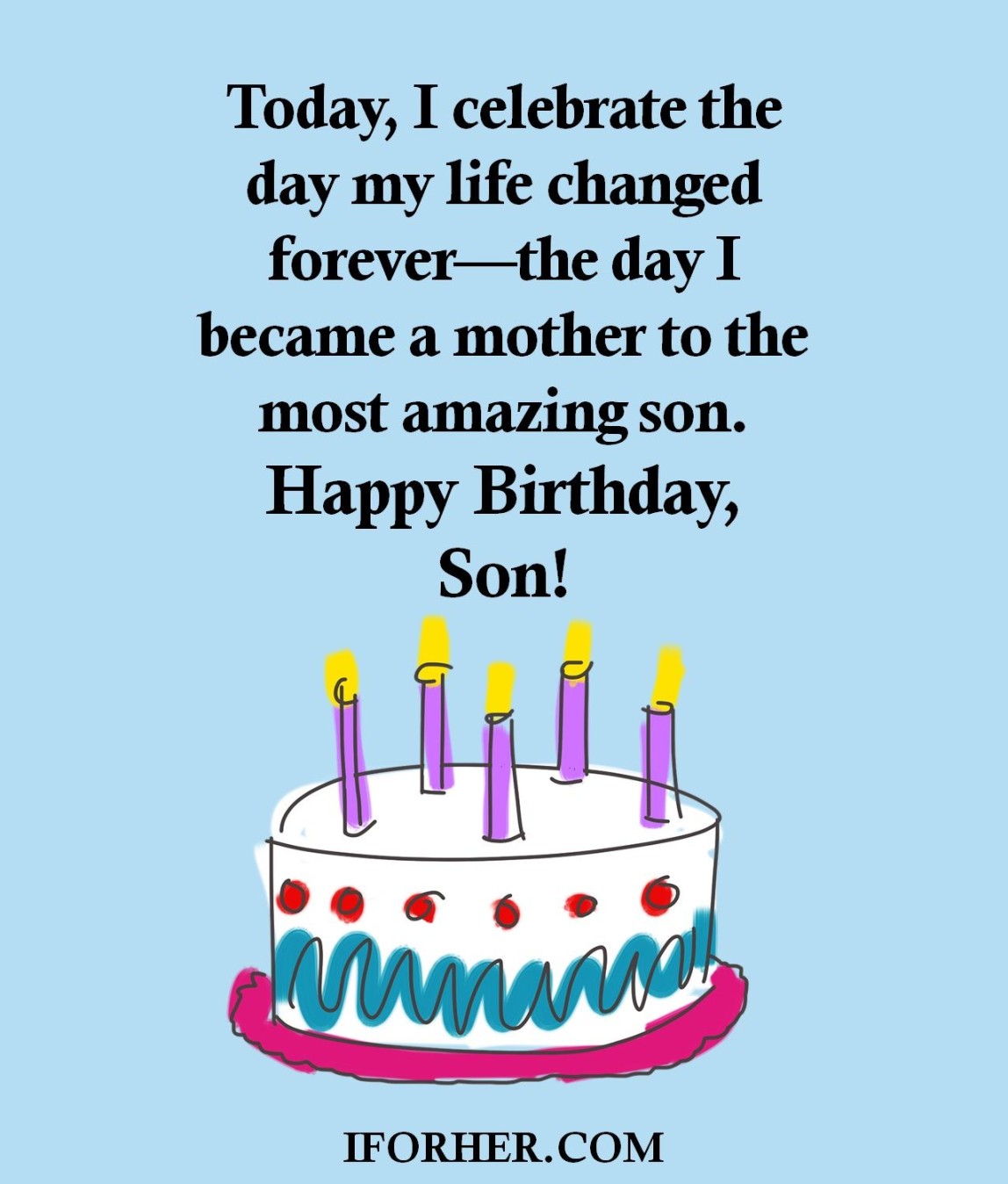 + Happy Birthday Wishes For Son From Mom