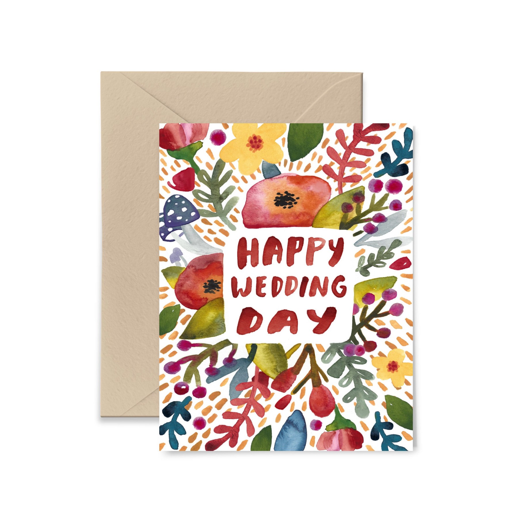 Happy Wedding Day Greeting Card – Little Truths Studio