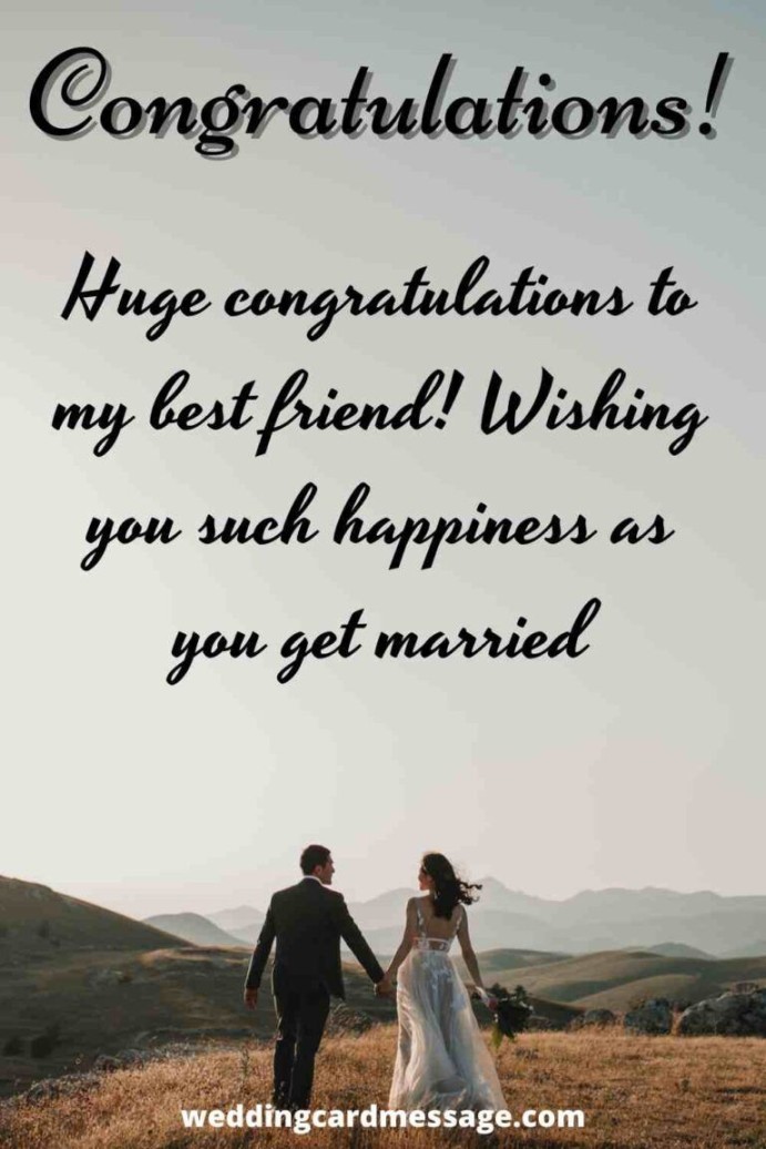 Heartfelt Wedding Wishes for your Best Friend