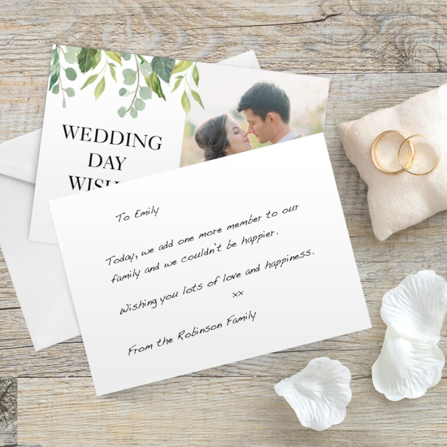 How to write the perfect wedding card message Snapfish IE