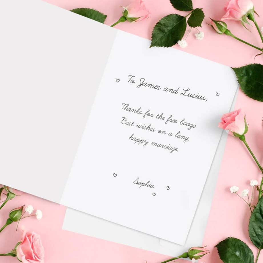 How to write the perfect wedding card message  Snapfish US