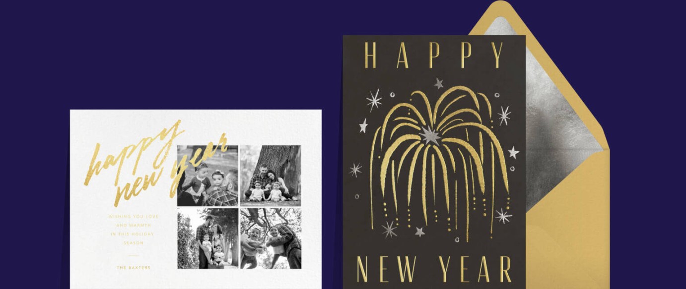 New Year Cards Send online instantly Track opens