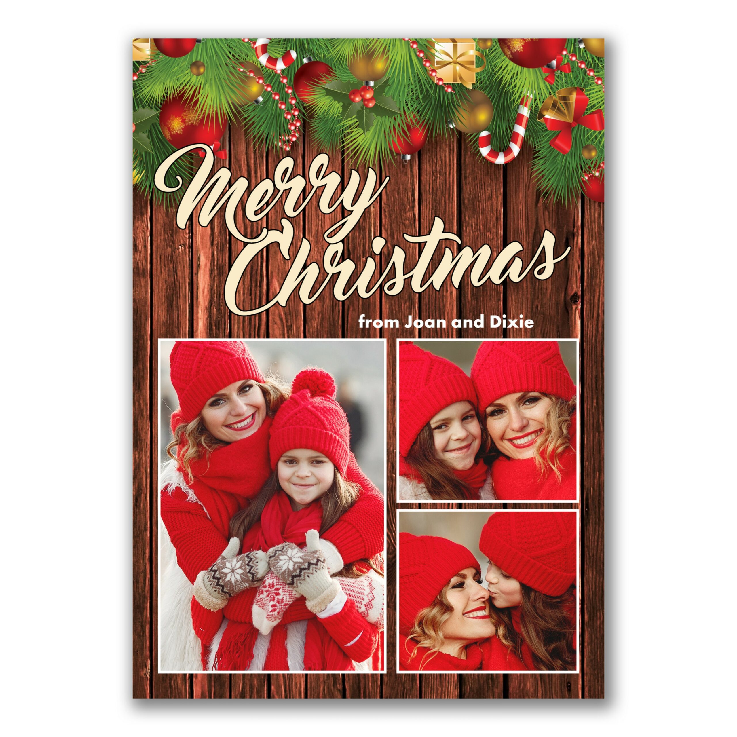 P- Personalized Christmas Card