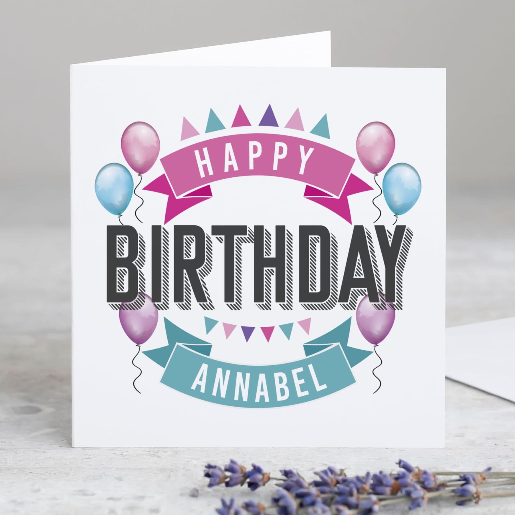 Personalised Happy Birthday Card