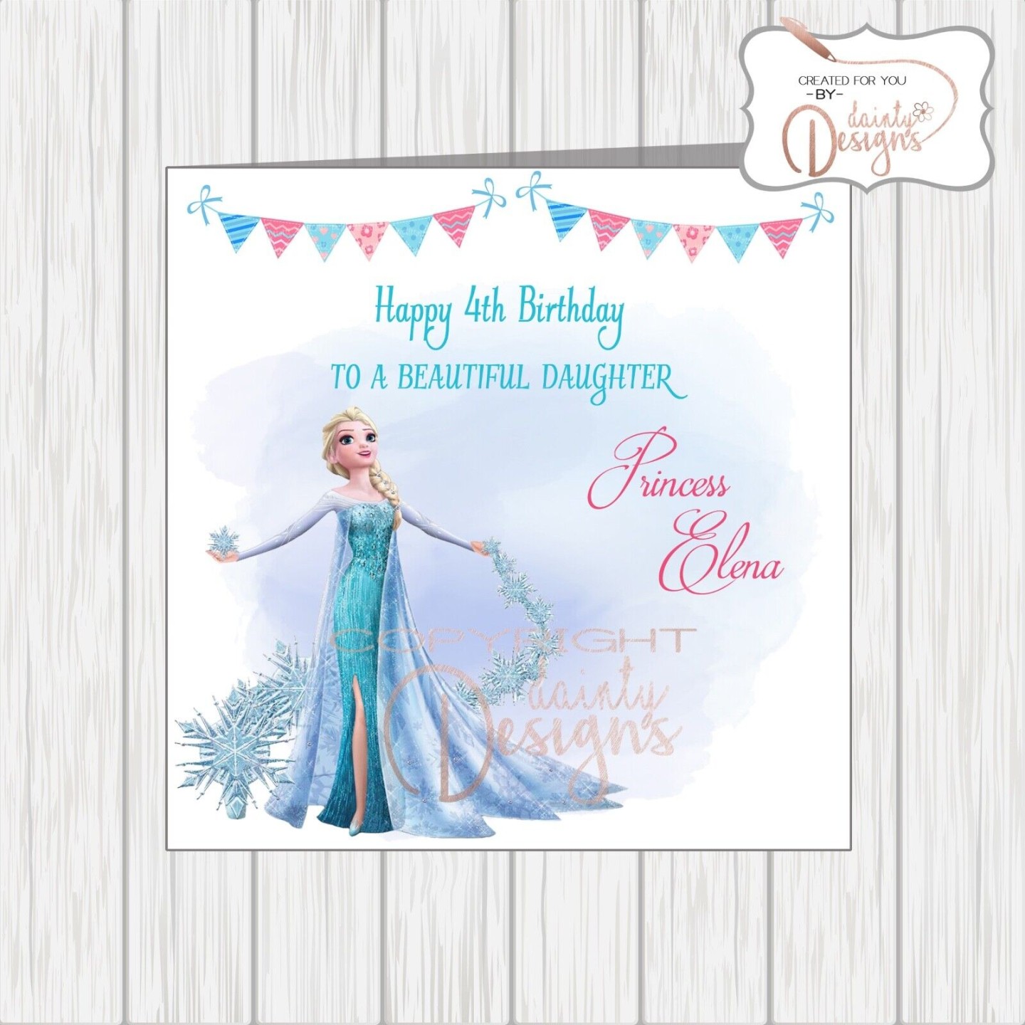 Frozen Birthday Card: Magical Designs For Every Age