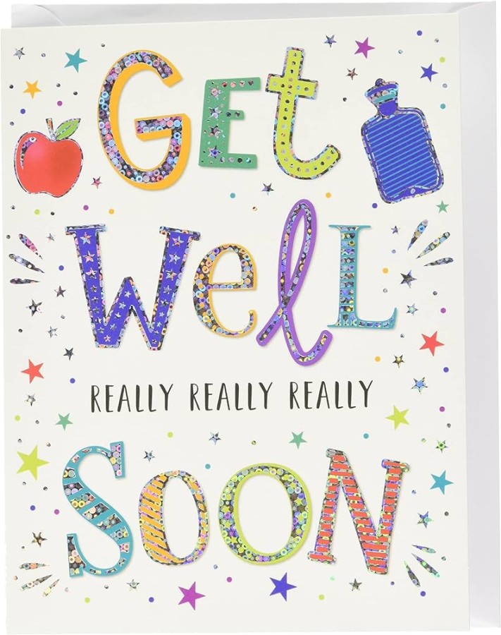 Piccadilly Greetings Modern Get Well Soon Karte – , x , cm – Regal Publishing