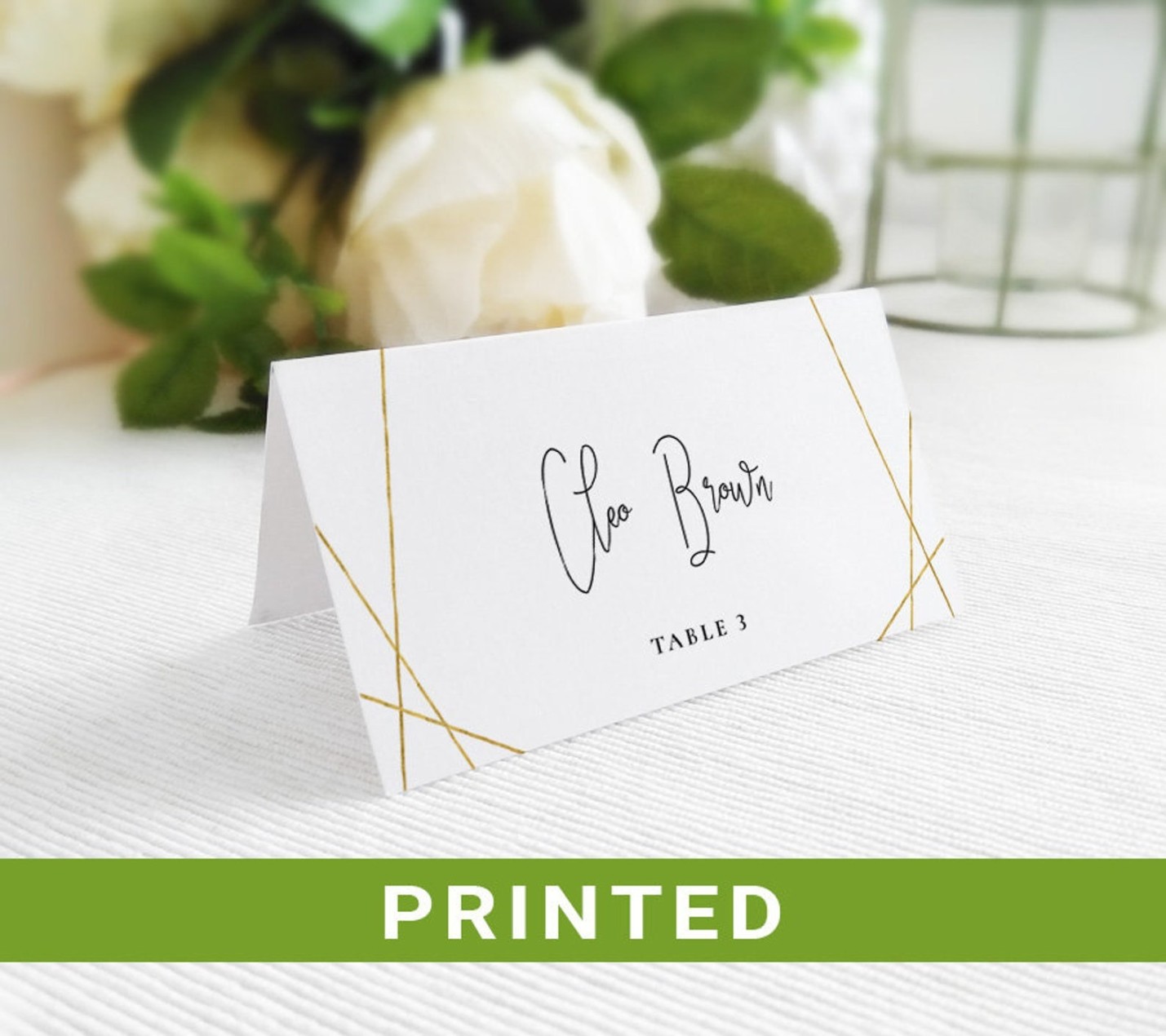 Place cards wedding printed wedding escort cards Name cards